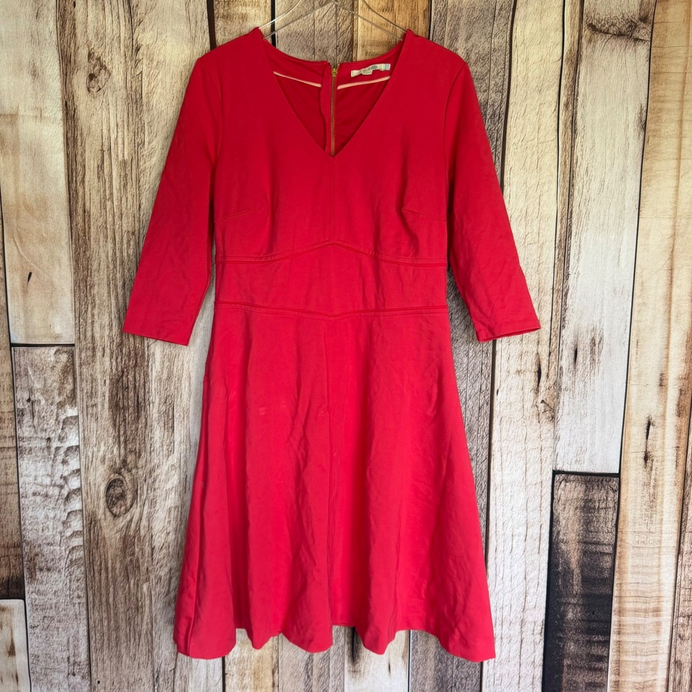 Boden Bryony Ponte Dress Preppy Work Office Versatile Spring US Size‎ 14 R